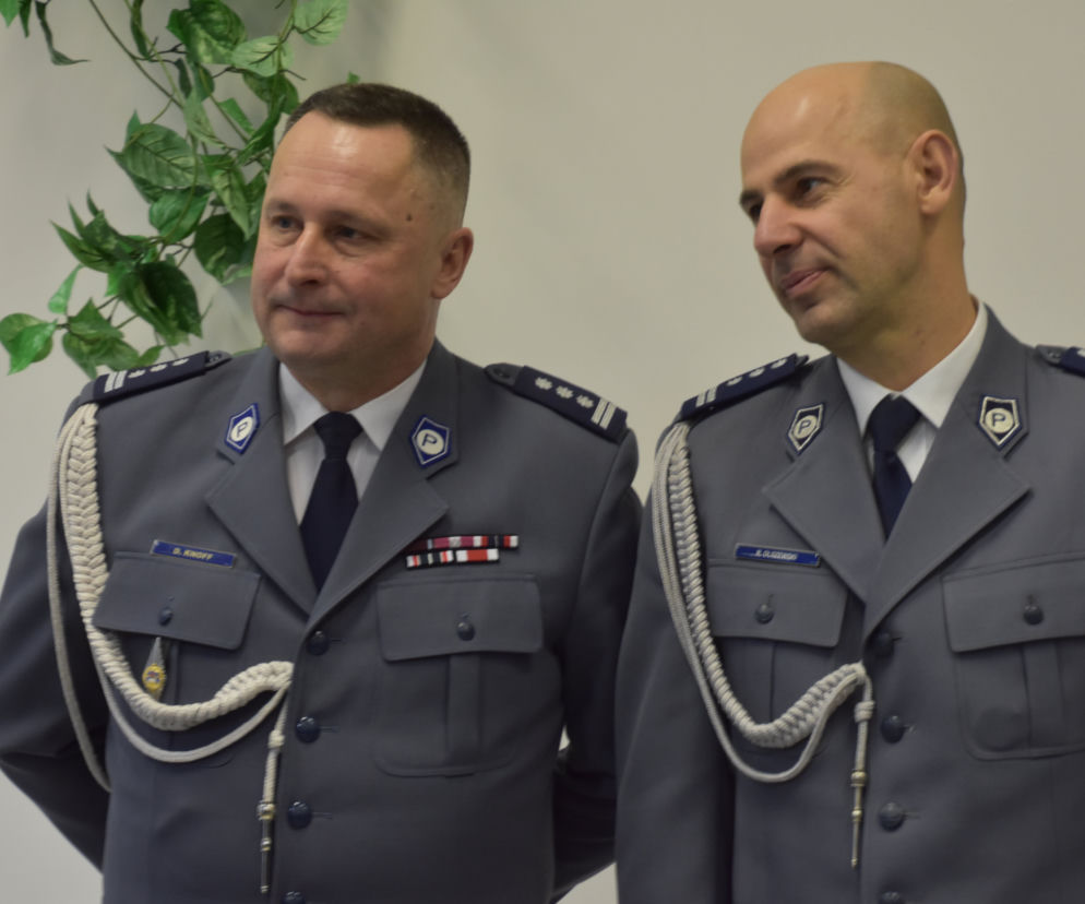 Od lewej insp. Dariusz Knoff i insp. Robert Olszewski