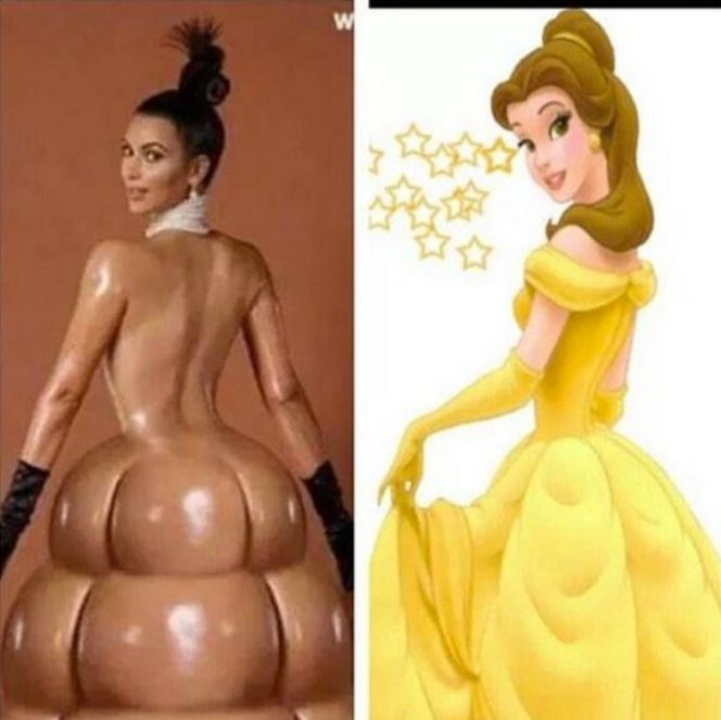 internet śmieje się z okładki z kim kardashian.
