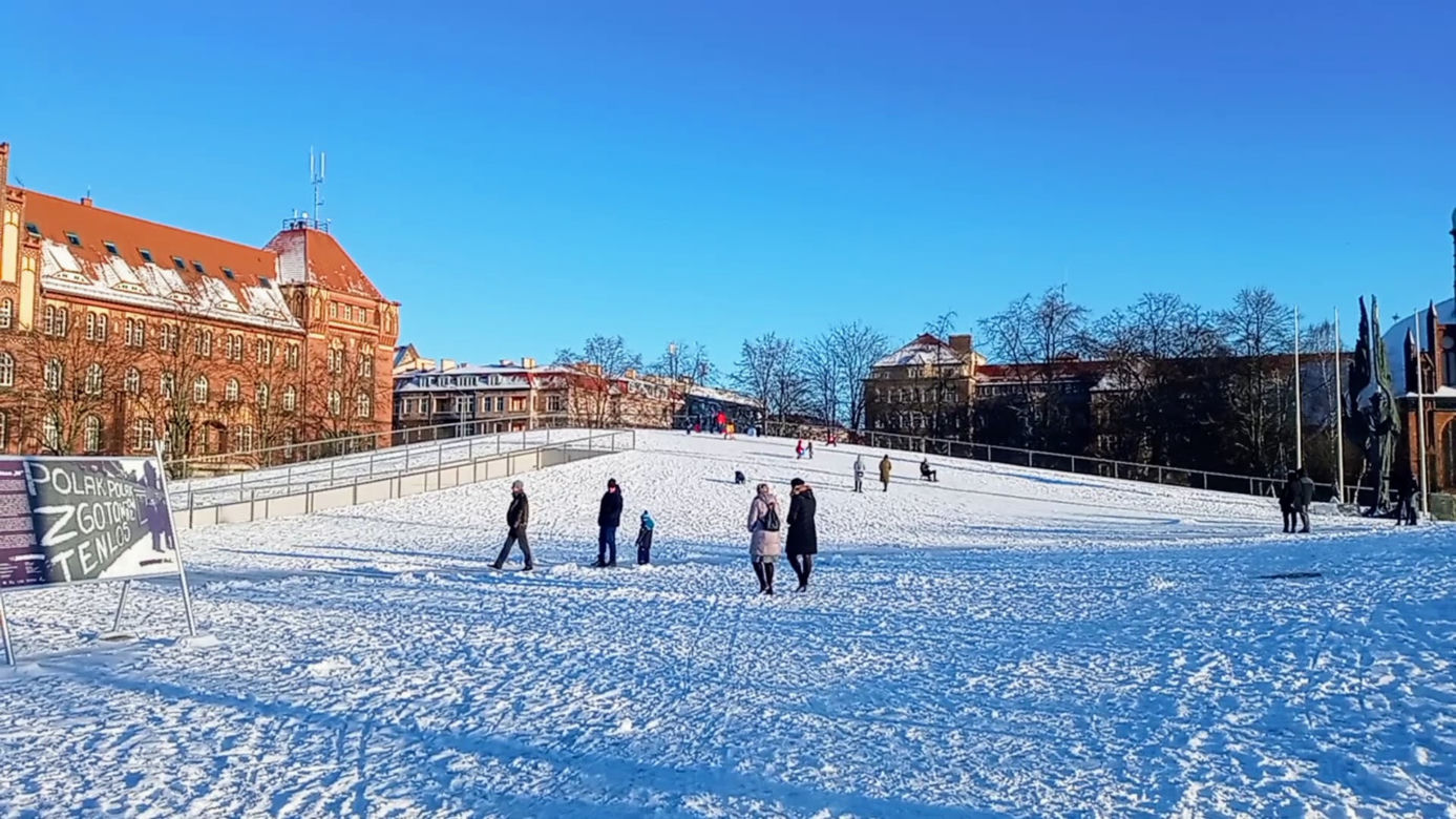 Białe święta w Szczecinie