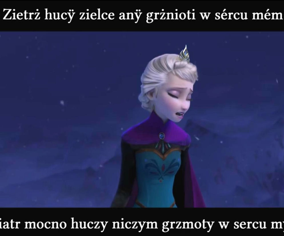 'Puscam los' czyli piosenka z Krainy Lodu po mazursku [VIDEO]