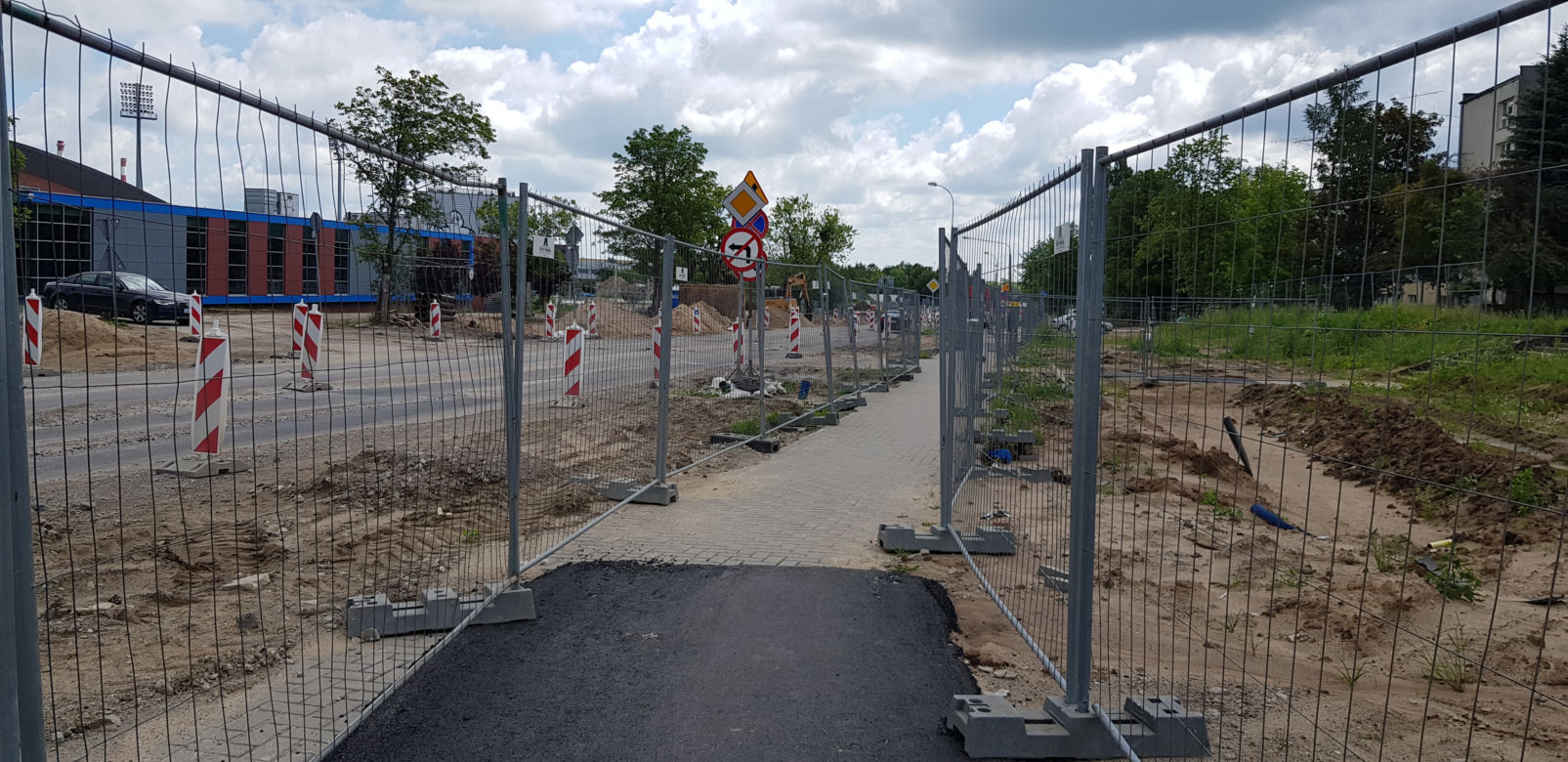 Jak teraz wygląda plac budowy na odcinku Piłsudskiego od skrzyżowania z Dworcową do skrzyżowania z Leonharda i Wyszyńskiego
