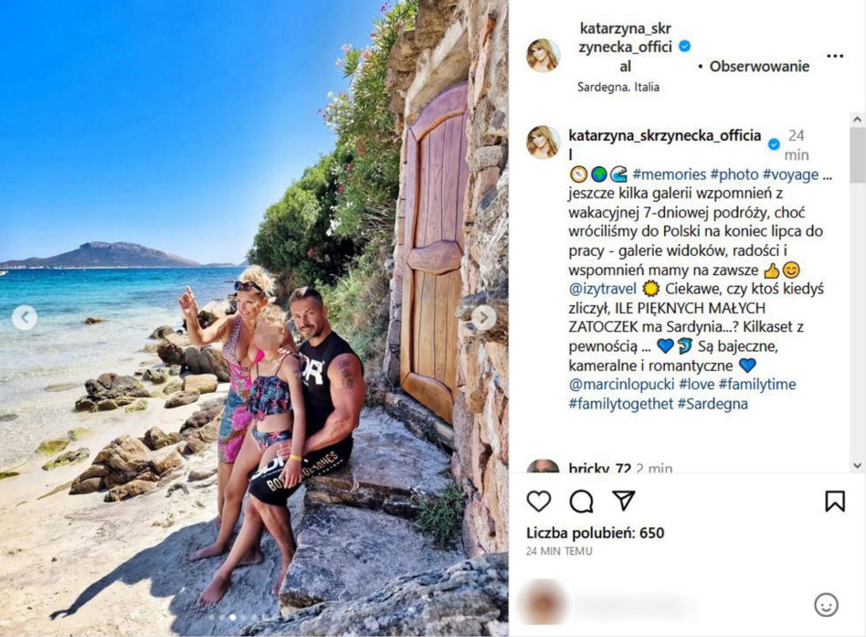  Katarzyna Skrzynecka w seksownym kostiumie na włoskich plażach