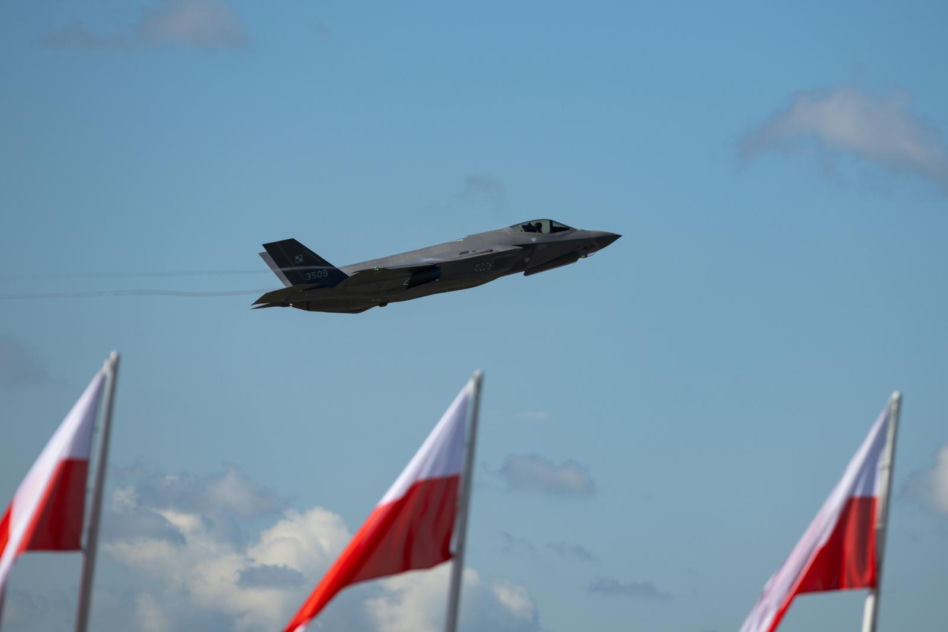 Nad Polską przeleciały ultranowoczesne myśliwce F-35!