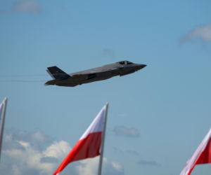 Nad Polską przeleciały ultranowoczesne myśliwce F-35!