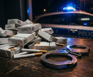 Powiat łosicki: Przemycali papierosy przy użyciu balonu