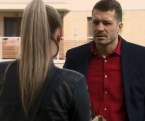 M jak miłość odc. 1161. Tomek (Andrzej Młynarczyk), Maryla (Izabela Kapiasova)