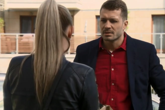 M jak miłość odc. 1161. Tomek (Andrzej Młynarczyk), Maryla (Izabela Kapiasova)