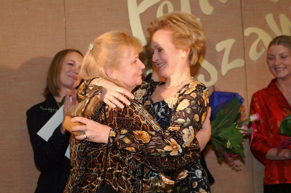 Stanisława Celińska z rodziną