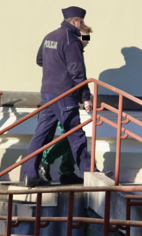 Bartosz G. przywieziony do Prokuratury Okręgowej w Płocku