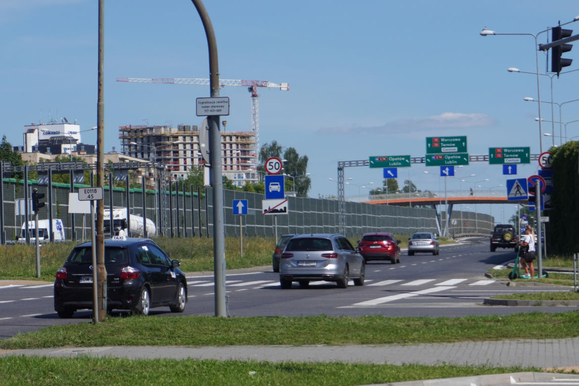 Ulica Świętokrzyska w Kielcach