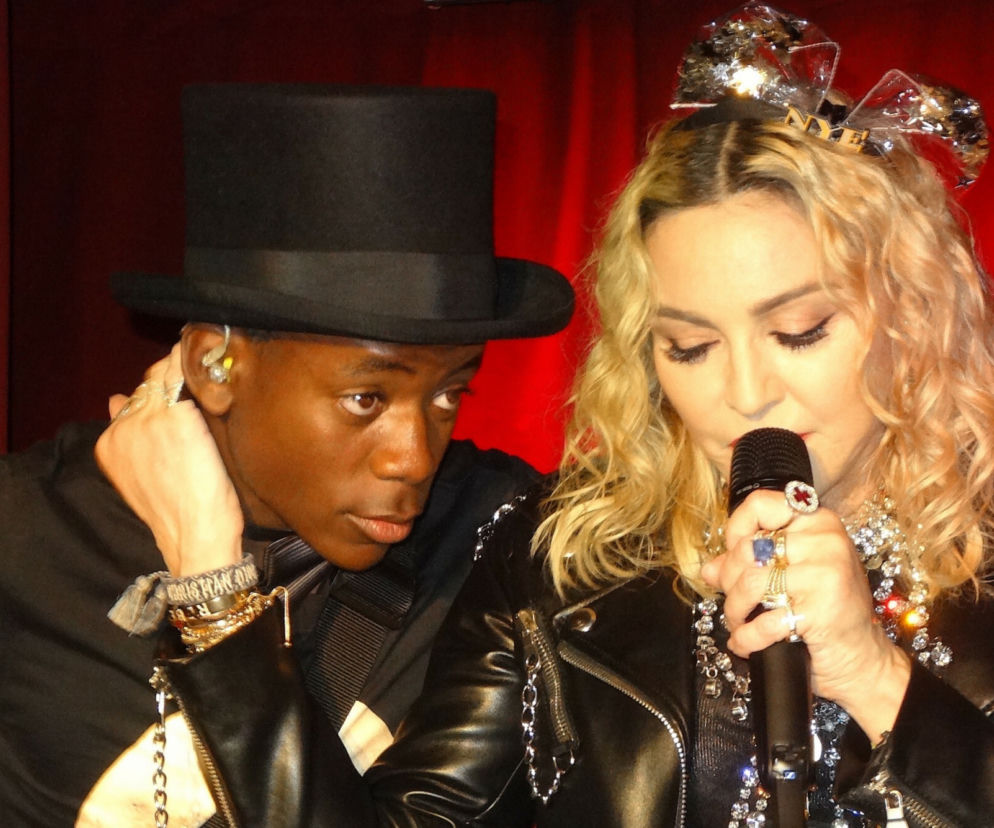 Madonna z synem Davidem Bandą