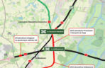 Inwestycje w rejonie autostrady A6