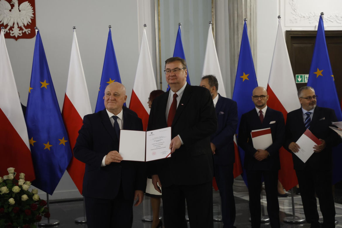 Uroczystość wręczenia zaświadczeń o wyborze na posła