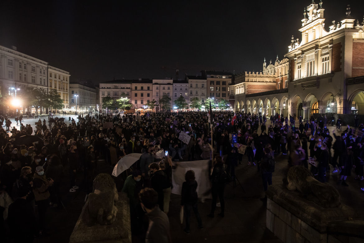 Strajk Kobiet. Wielotysięczny protest w Krakowie