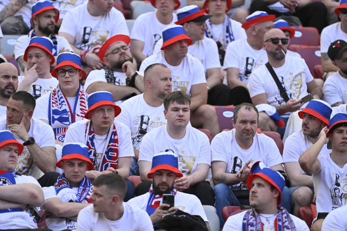 Kibice na finale Pucharu Polski: Górnik - Raków