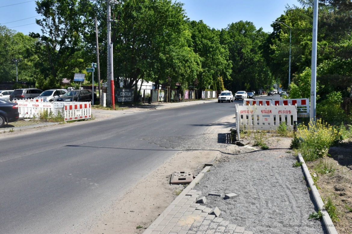 Przebudowa ulic Modrej i Koralowej na Bezrzeczu