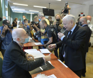 Wybory 2020 Prezes PiS Jarosław Kaczyński oddał swój głos