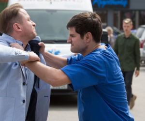 Na dobre i na złe odc. 708. Adam (Grzegorz Daukszewicz), Eryk (Paweł Ciołkosz)