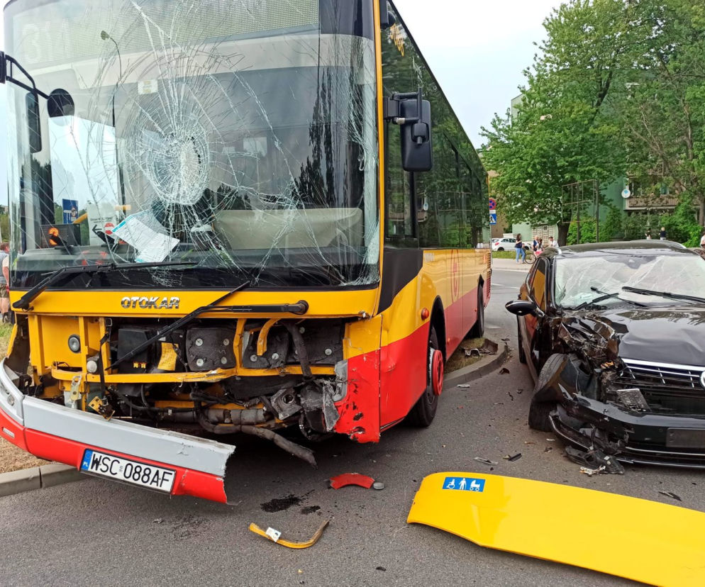 Wypadek autobusu