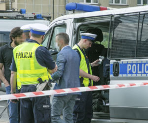 Wypadek na skrzyżowaniu Grójeckiej z Wawelską