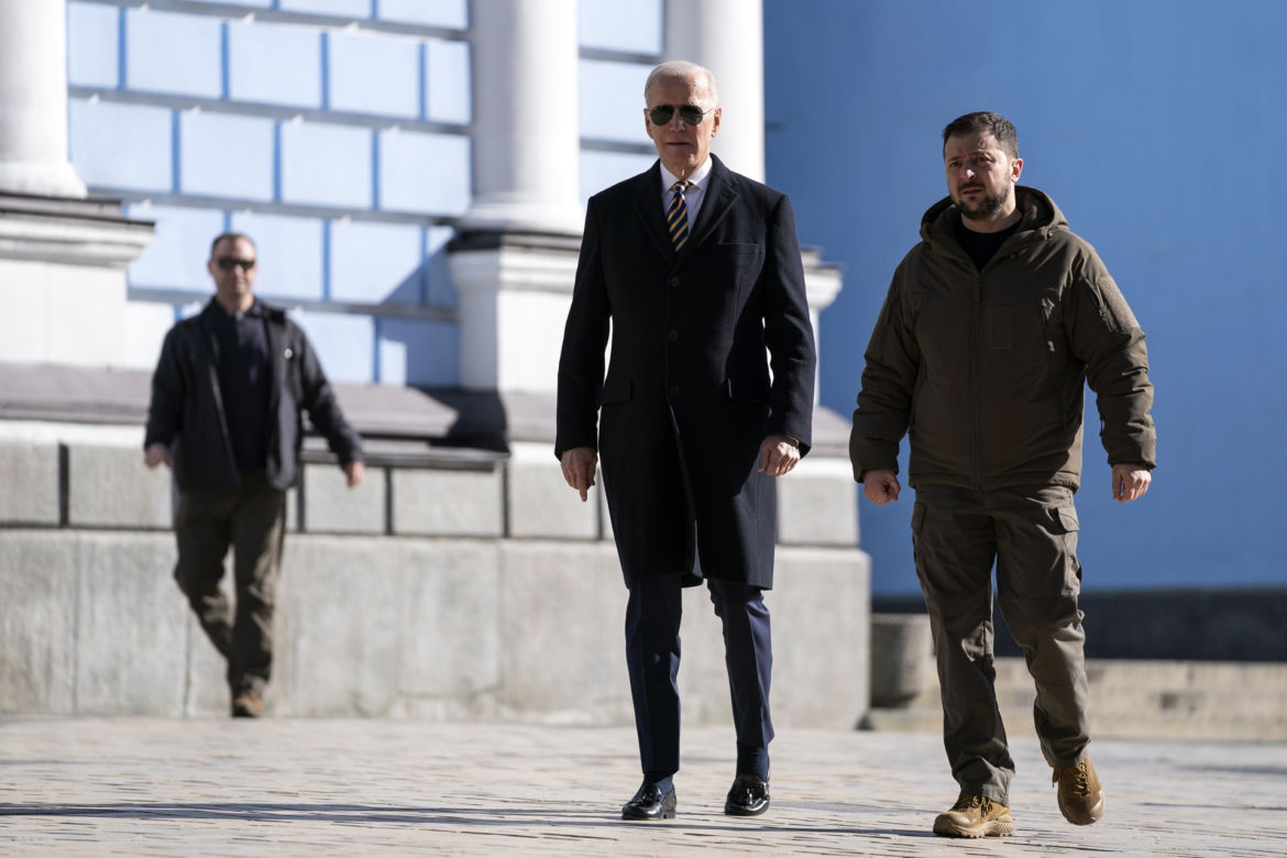 Prezydent Joe Biden w Kijowie