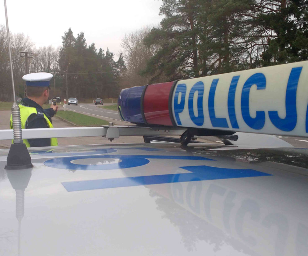 Policja pomiar prędkości