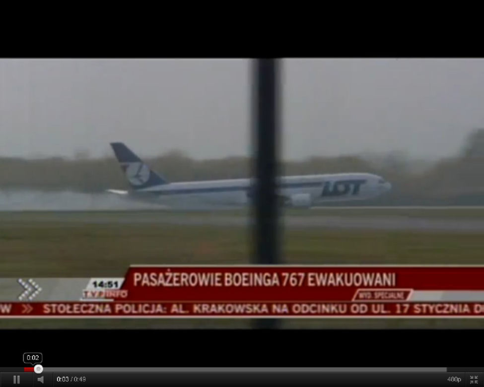 Awaryjne lądowanie Boeinga 767
