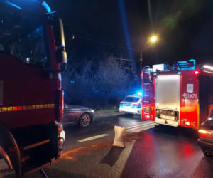 Wypadek Iłżecka 19.12.21 Starachowice