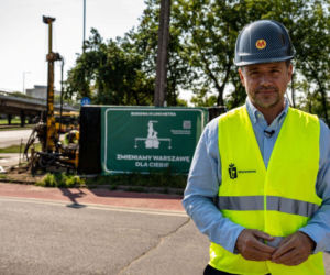 Przygotowania do budowy IV linii metra na Białołęce. Trzaskowski odwiedził budowlańców