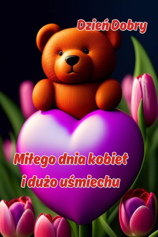 dzień kobiet - kartka z życzeniami