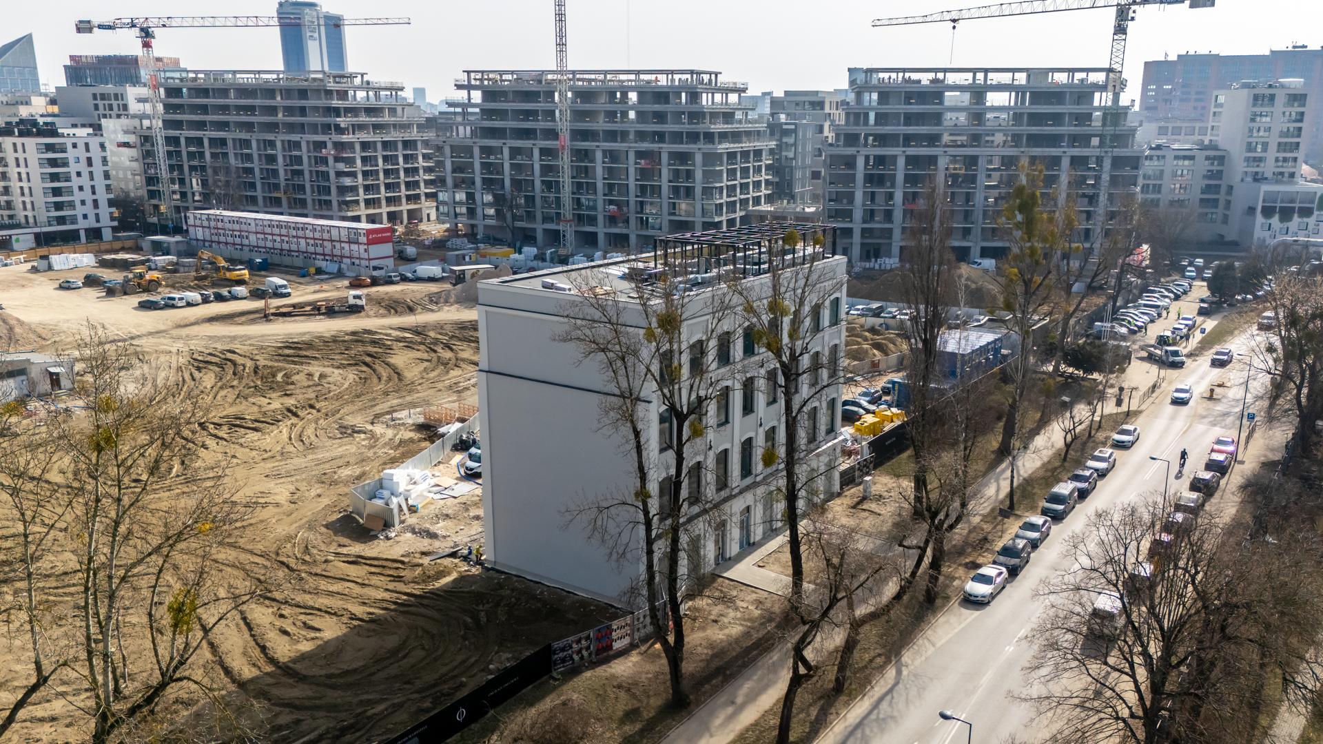 NOHO ONE w Warszawie w budowie