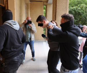 To on wjechał w rodzinę z niemowlęciem. Hubert B. doprowadzony do prokuratury w Krakowie