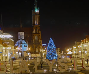 Białystok. Dekoracje świąteczne 2019/2020
