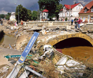Bogatynia zmieciona przez wodę