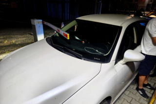 Pijany obywatel Chin nie umiał przejechać ronda