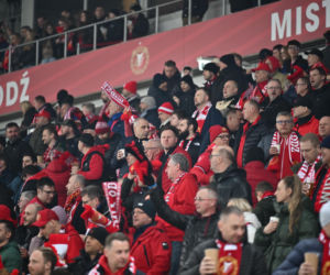 Widzew Łódź - Lech Poznań: Zdjęcia kibiców i zawodników z meczu 24. kolejki PKO BP Ekstraklasy