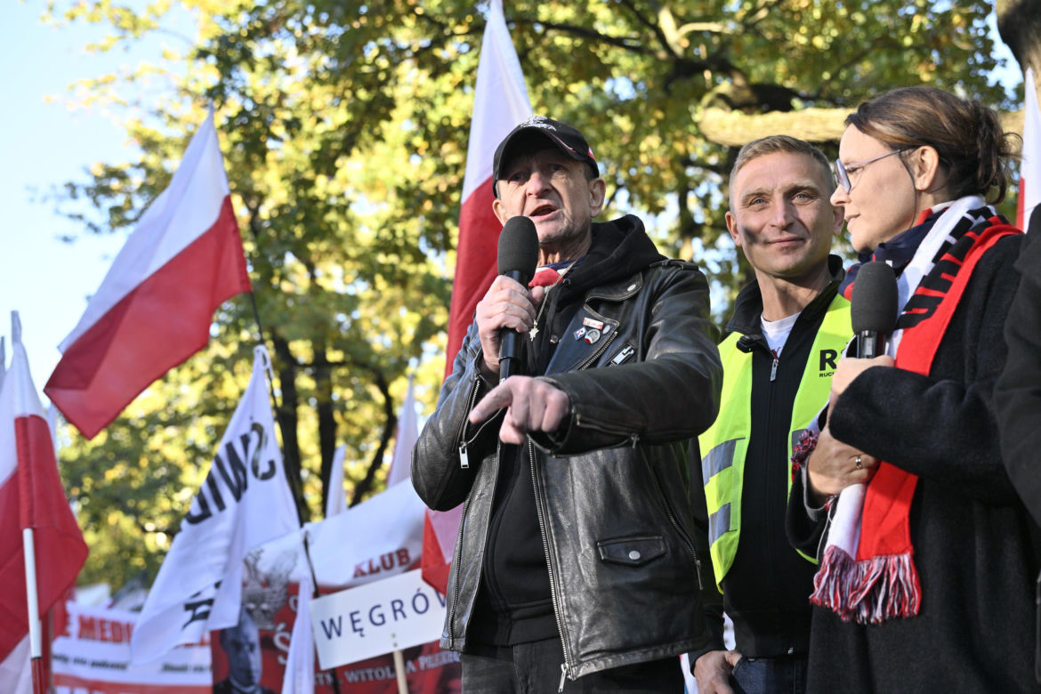 Protest pod TK.