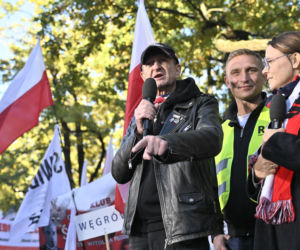 Protest pod TK.