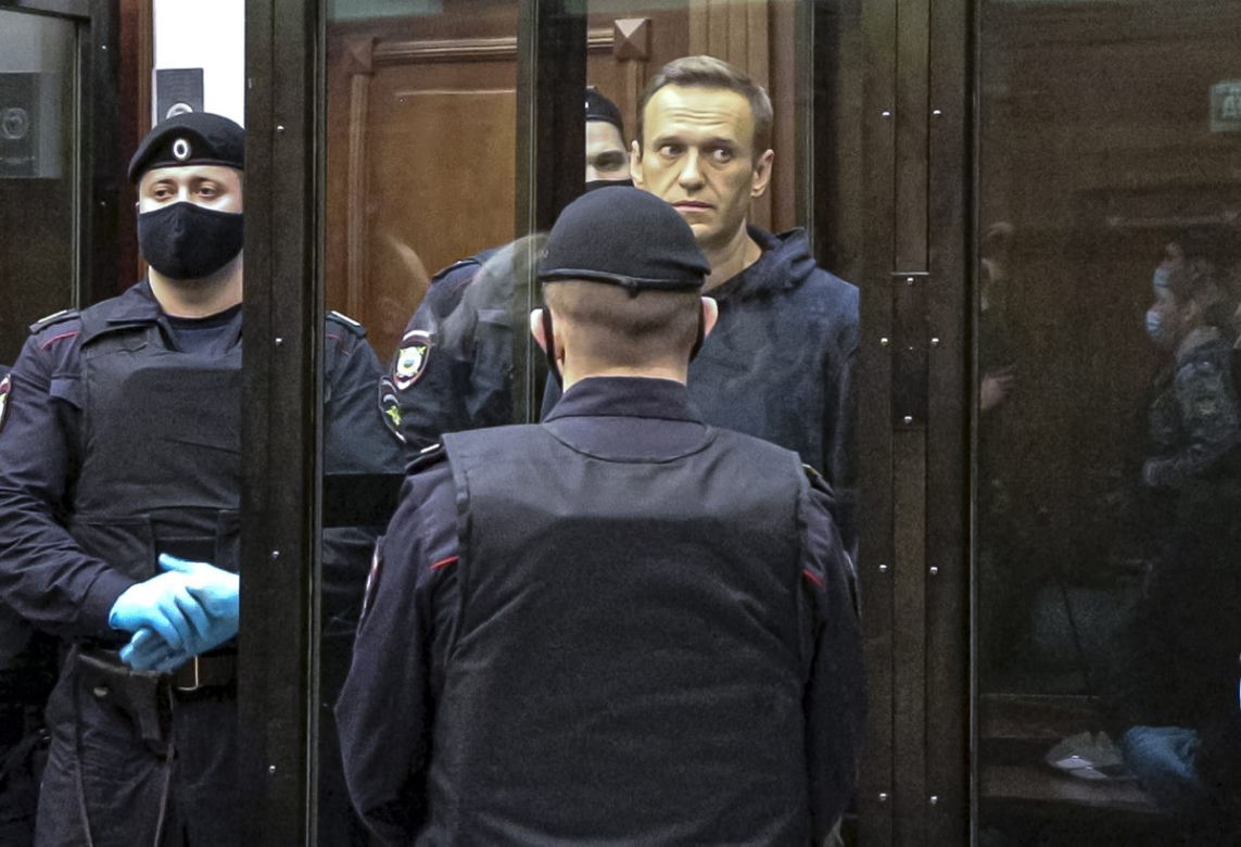 Aleksiej Nawalny w sądzie