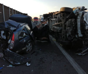 Potworny WYPADEK na autostradzie A1 koło Łodzi