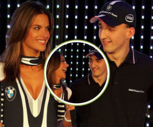 Słynna modelka flirtowała z Robertem Kubicą. Jest najprzystojniejszy