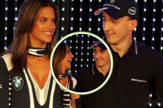 Słynna modelka flirtowała z Robertem Kubicą. Jest najprzystojniejszy