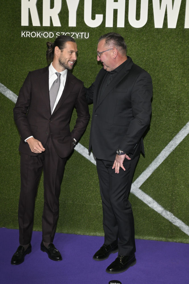 Czesław Michniewicz na premierze