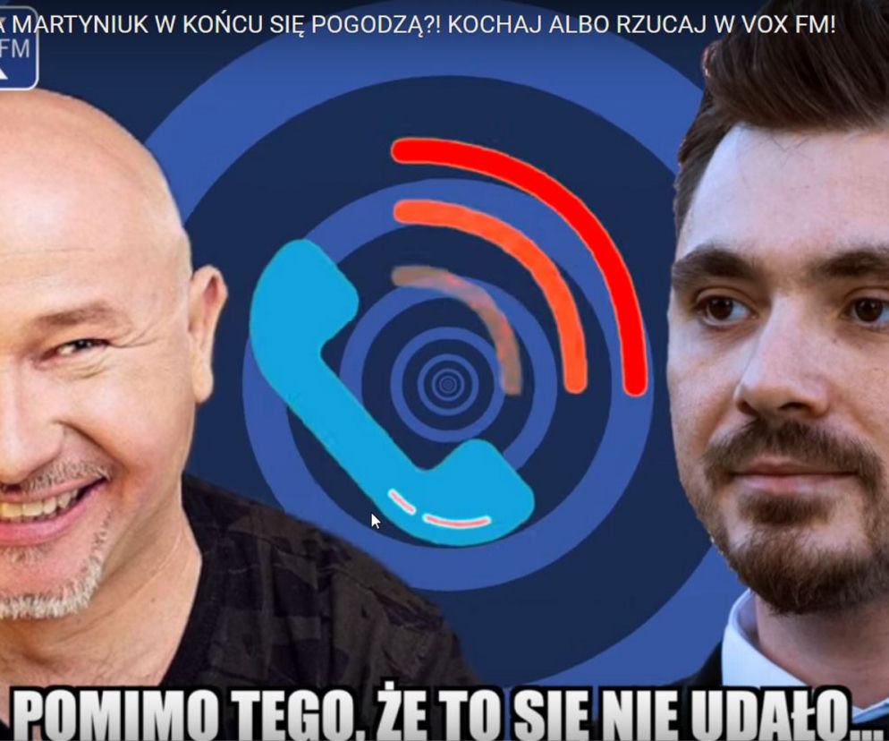 Daniel Martyniuk przepraszał byłą żonę w radiu