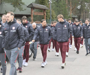 Polska - Albania. Reprezentacja Polski na spacerze