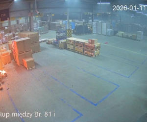 Tak wybuchł pożar, który pochłonął milion złotych