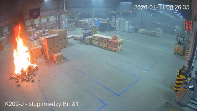 Tak wybuchł pożar, który pochłonął milion złotych