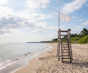 Sinice Chłopy. Czy w Chłopach można się kąpać 04.08? Flaga, warunki pogodowe