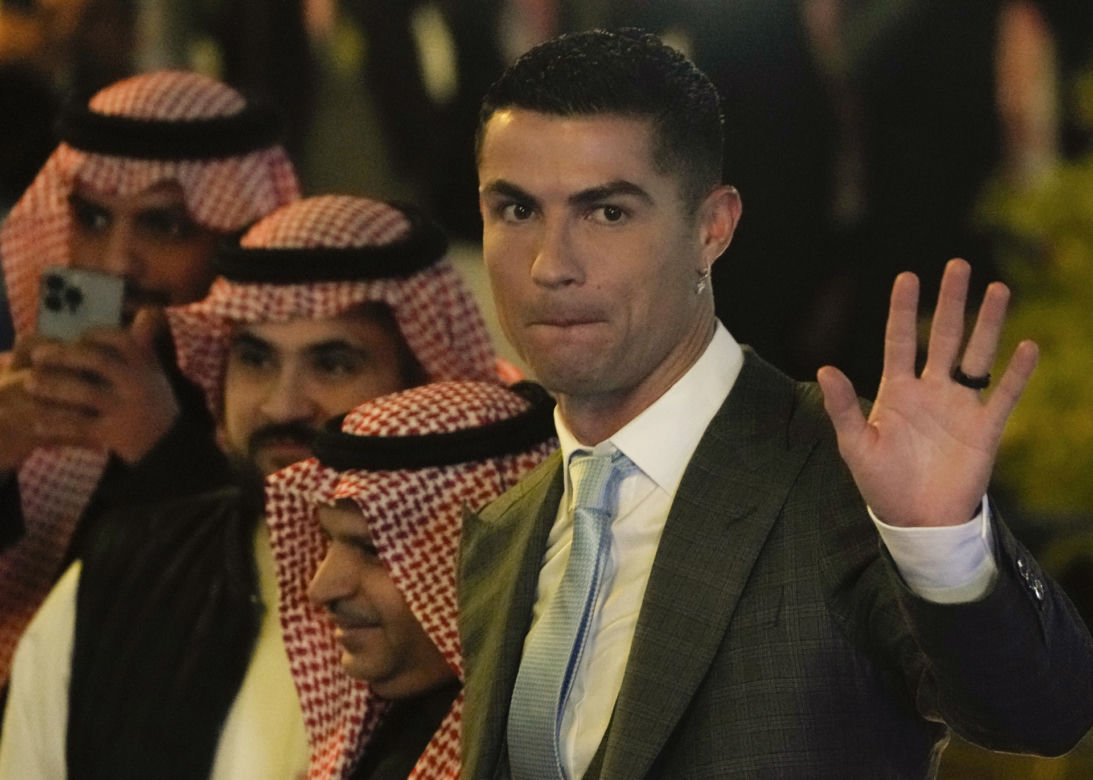 powitanie Cristiano Ronaldo w Al-Nassr