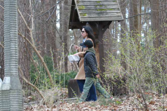 Marta Kaczyńska ze święconką